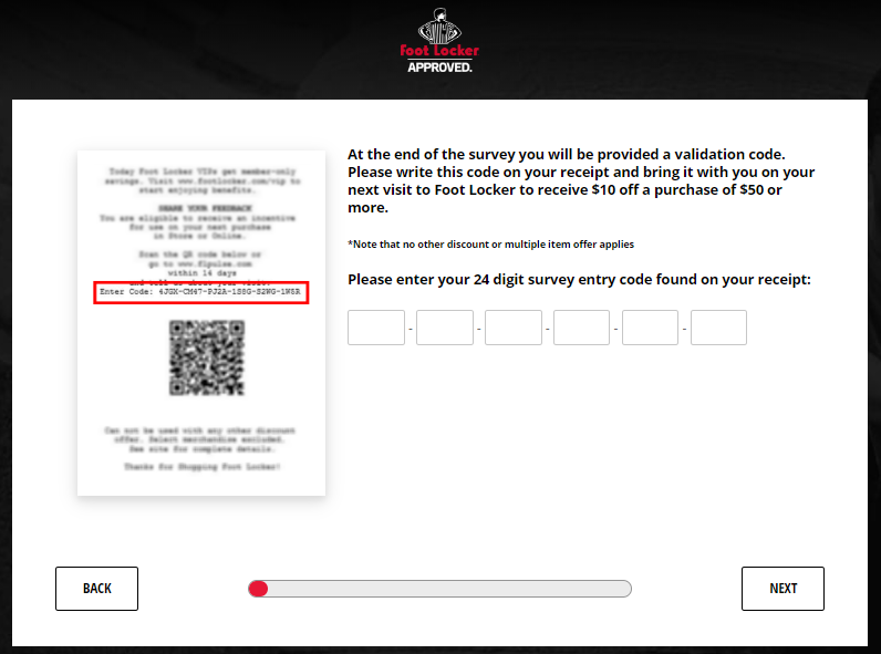 Foot Locker Survey