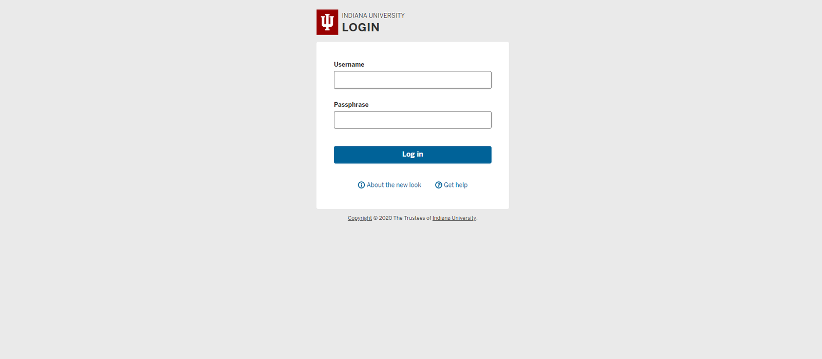 Indiana University Student Portal